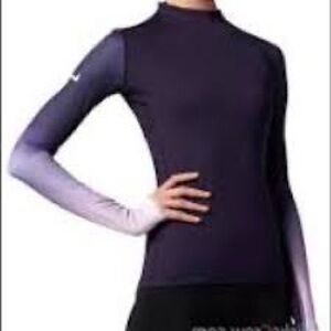 Nike Pro Hyperwarm Purple Ombré Running Top
